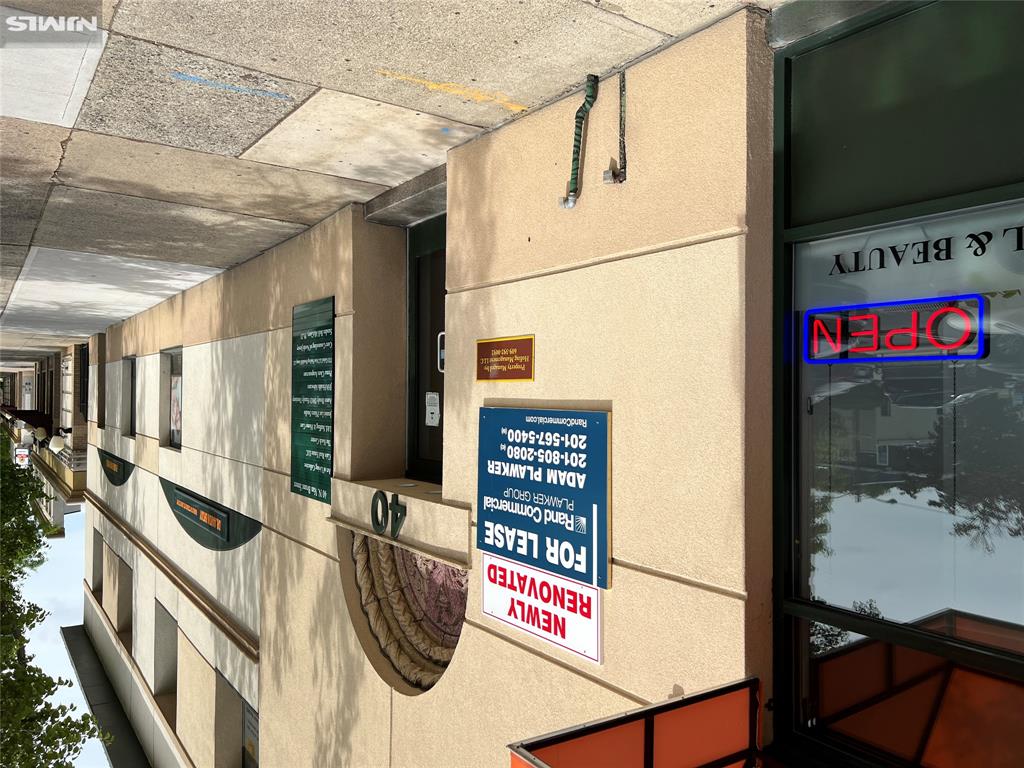 Professionally Managed and immaculately maintained downtown office building in the heart of bustling Englewood, NJ. Two units available, 1,088 +/- second floor and 500 +/- lobby level both are in move-in condition. Second floor space features two large windowed offices. All common areas new and modern including contemporary finishes and LED lighting. Brand new common bathrooms. Elevator to second floor. Exterior building signage available. Next door to Bergen PAC. Parking available