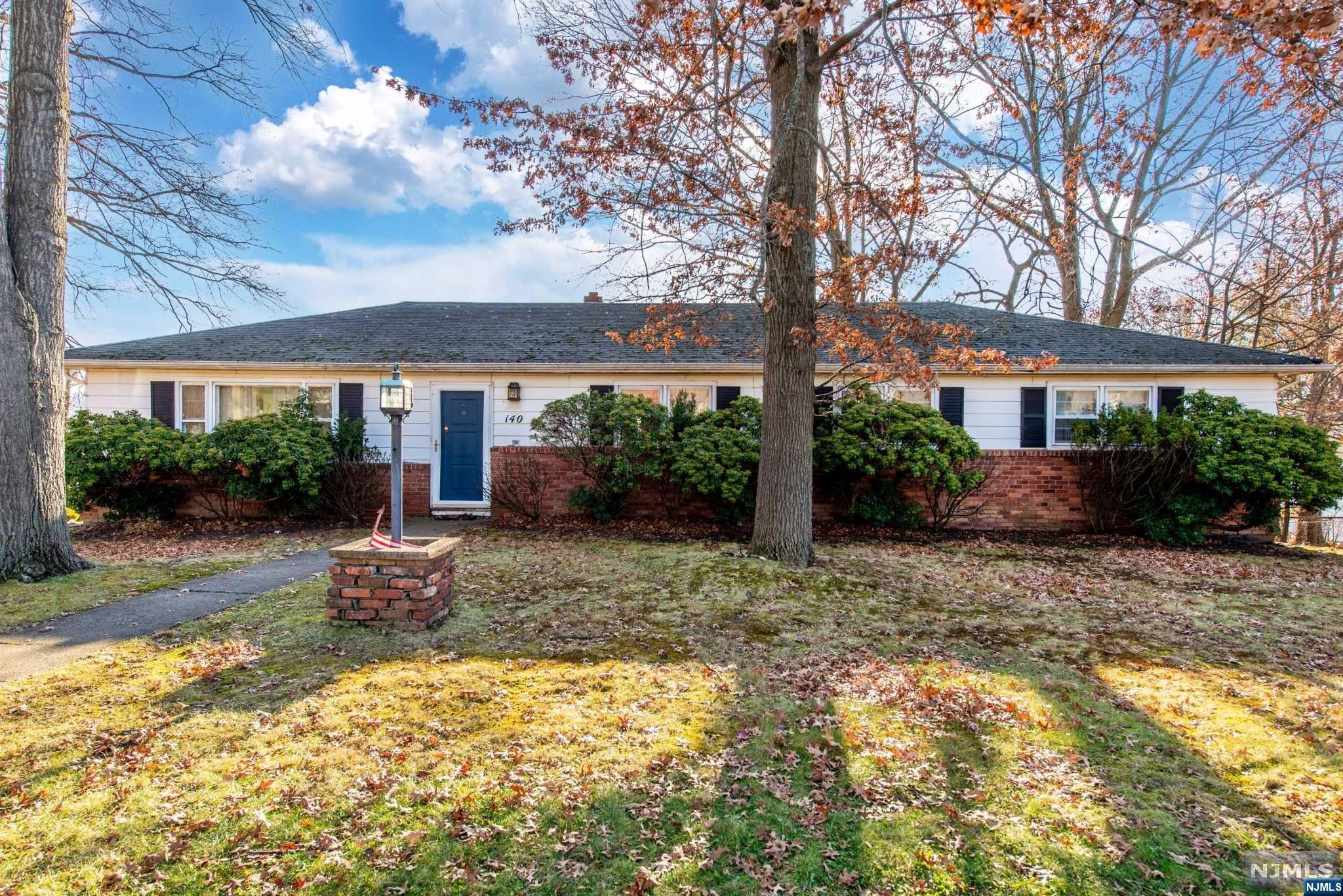 5 Bedrooms, Living room, dining room, kitchen. 1 full bathroom and 1 full Master bedroom bathroom. High ceiling Full basement unfinished. Attached car garage.