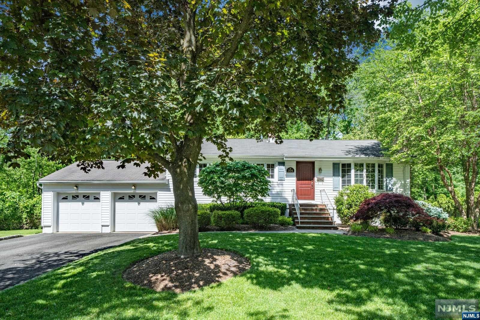Renovated ranch featuring 3 Bedrooms/2 full bath. Quiet, dead-end street, home is move-in-ready. Brick wall fireplace, Dining Room and Kitchen with gorgeous two-tone cabinetry, SS appliances, and quartz countertops. Family-Room addition surrounded by windows leads to trex-deck. Basement is finished, hosts the 2nd bath. Very large basement with plenty of storage and home office space, play room, gym, etc. attached 2 car garage with basement entry, brand new central air (2023), FULL HOUSE BACK UP GENERATOR (2022), upgraded 200 amp electrical service (2023), level 2 car charger in garage (2023), sprinkler system. private and quiet backyard with grassy flat yard that is surrounded by mature trees.