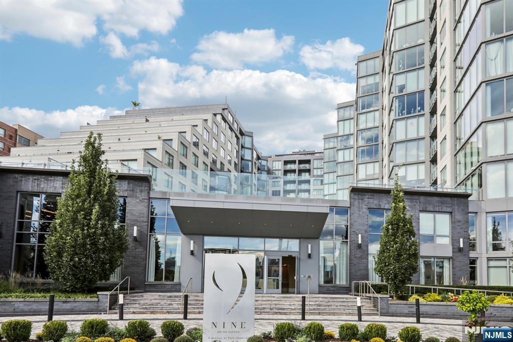 Nine on the Hudson is a premier luxury waterfront condominium located in Port Imperial, completed in 2018 and renowned for its upscale finishes, stunning Manhattan skyline views, and resort-style amenities. Residence #513 is a highly sought-after and rarely available floor plan. This spacious 2-bedroom + den, 2-bathroom home offers approximately 1,704 square feet of elegant living space, featuring breathtaking panoramic views of the New York City skyline from the main living area, primary suite, and private balcony. The open-concept layout is designed for both comfort and entertaining, highlighted by a modern kitchen with quartz countertops, Bosch appliances, and a Thermador refrigerator. Luxury amenities include a 24-hour doorman and concierge, resident lounge, two-story fitness center, sauna, childrenâ€™s playroom, Golf simulator, and party room. Landscaped courtyard with BBQ area, Outdoor swimming pool. Shuttle provides convenient access to the Port Imperial Ferry, making commuting to Manhattan effortless. This unit includes one parking space and one storage unit. Benefits from a valuable tax abatement in place through 2038.