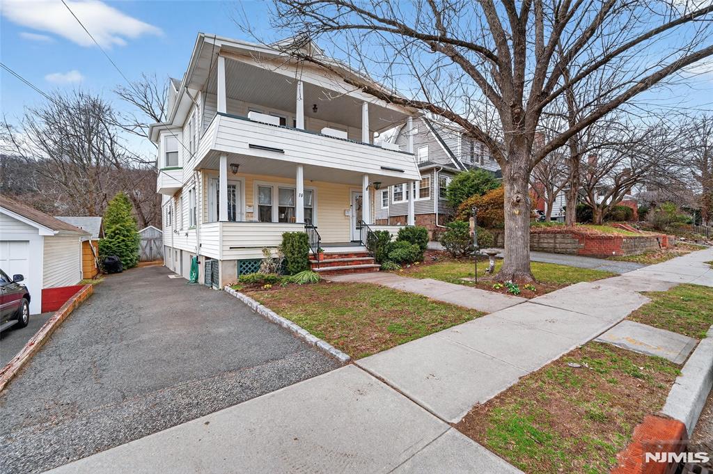 Amazing Opportunity for Homeowners and Investors in Hawthorne to own this 2 Family home on a desirable street and backs up to the vast Goffle Brook Park! This home has it all- 2 units that begin with a private front porch, perfect for relaxing and enjoying the peaceful neighborhood, step into the living room w/FP, dining room, updated kitchen, 2 bedrooms and a full bath. The backyard is huge with a paver patio, plenty of green grass, a spacious shed and beautiful gardens. . The backyard overlooks GBP- a recently renovated space with walking paths, water features and a rec area. Amenities include: hardwood floors, central air, w/d in basement, back, indoor staircase to the basement and up to the attic, separate utilities, walk-up attic, long driveway and a shed. Close to NYC trans. Come see this Wonderful property today!