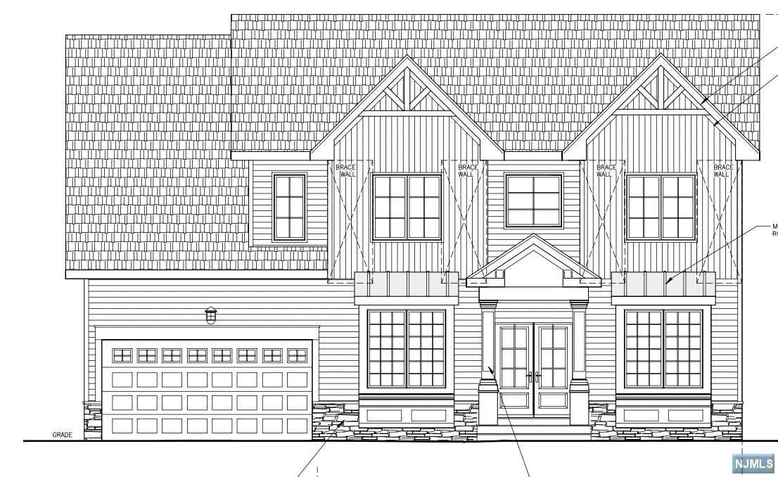 NEW CONSTRUCTION built by RODAK HOMES! Gorgeous 5 Bed, 5.5 Bath with 3 floors of finished living space in the highly sought after Collins neighborhood. Enter the 2 story foyer w sweeping staircase flanked by a formal LR & DR with extensive Millwork. Rich hardwood floors lead to the expansive kitchen & family room with gas fireplace with stone surround; sliders to the deck overlooking the lush backyard. Kitchen is complete with high-end SS appliances, large center island, quartz counters, custom cabinetry & pantry. 1st floor en-suite. The 2nd floor is home to 4 beds with master bedroom designed with a tray ceiling, expansive walk-in closets with custom cabinetry & spa-like bath with soaking tub, stall shower & dual sinks, 2nd bed en-suite; bath & laundry. Finished basement with 9' ft ceilings is equipped with an office, media room, rec room with wet bar & full bathroom. 10 YR BUILDER WARRANTY