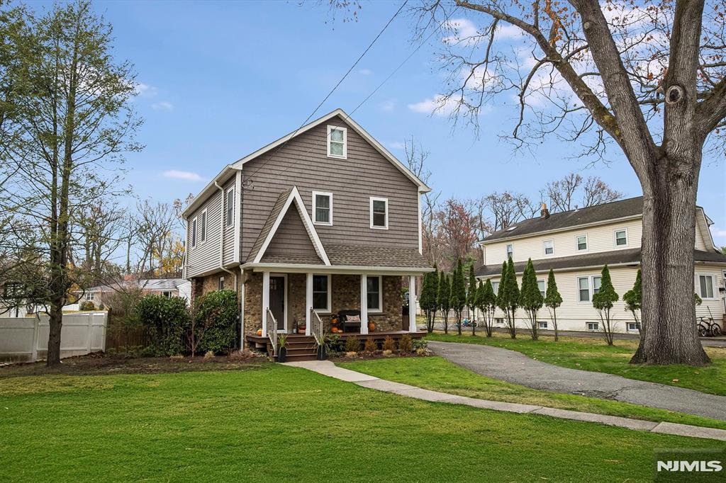 Beautiful, fully renovated home in the heart of Livingston updated top to bottom in 2019 with all new systems. First floor offers soaring ceilings, newer hardwood floors, a modern kitchen with quartz countertops, and a mudroom with built-ins, powder room, and coffee bar. Second floor features exceptional storage with (14 closets throughout!), including an oversized linen/storage closet. The spacious primary suite includes a spa bath, double vanities, two walk-in closets, plus two additional closets. Finished basement adds a home office, den/playroom, powder room, and full water filtration/softener system with tankless water heater. This home also features two-zone HVAC, pull-down attic stairs, welcoming front porch, fenced backyard, patio, storage shed, and secret clubhouse under the stairs on the main level. Meticulously maintained and still feels brand new! A must see in Livingston!