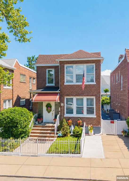 Exceptional opportunity to own a legal two-family home in one of North Bergen's most convenient locations. Situated on a quiet residential street near the Cliffside Park border, this well-maintained property offers flexibility for owner-occupants and investors alike. The renovated top-floor unit features 2 bedrooms, 1 full bath, a living room, dining room, sunroom, updated kitchen, and a separate laundry room. The first-floor unit offers 2 bedrooms, 1 full bath, a living room, dining room, and sunroom with beautiful hardwood floors throughout. This well-maintained unit also has access to the lower level, which includes a bonus room, half bath, and separate laundry room.   Additional features include separate utilities, a long driveway, detached two-car garage, deck, shed, and numerous updates completed within the last 5-6 years. Ample on-street parking is available. Ideally located with James J. Braddock Park and NYC express bus service at the end of the block. Convenient to shopping, restaurants, houses of worship, and major commuter routes. Property will be delivered vacant.