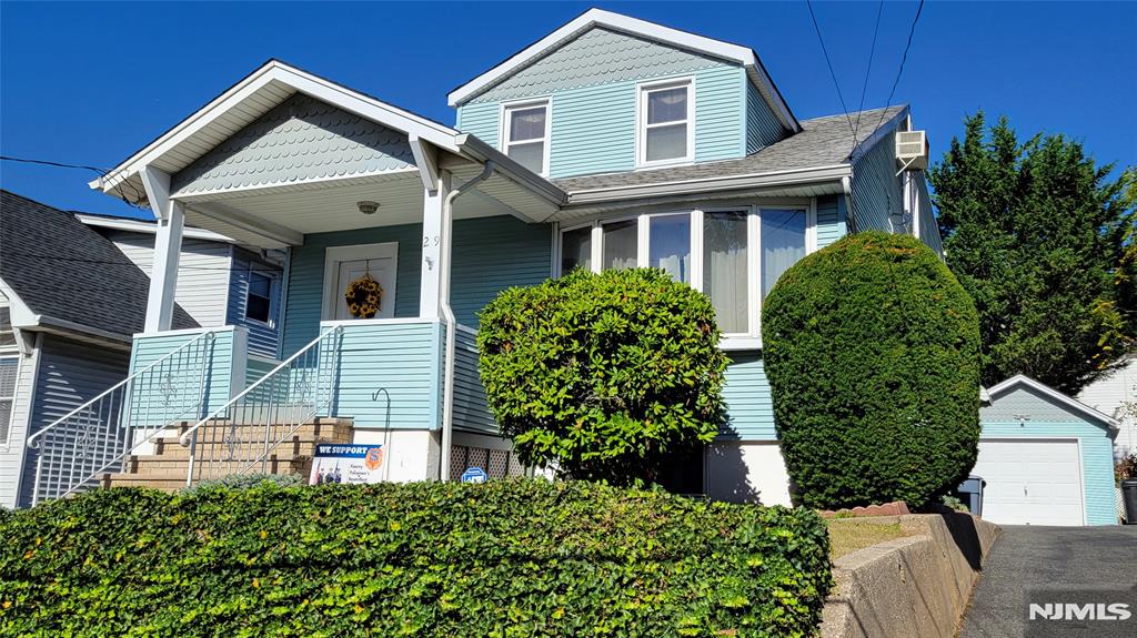 West Arlington section of Kearny. This exceptional, move in condition 2 Family home is located in the sought after Roosevelt School district. This home contains 2 bedrooms on each floor and a partially finished basement. All utilities are separate and a long driveway and detached garage complete the package. Do not buy until you see this one!