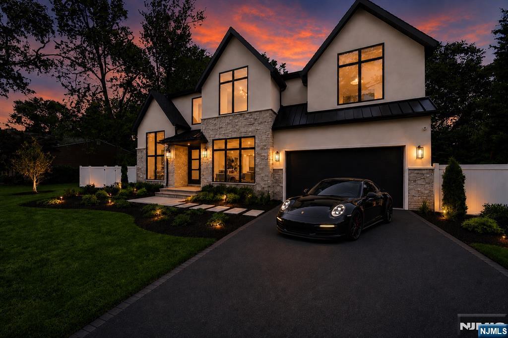 Welcome to 64 Prescott, M&M Developersâ€™ newest luxury New Construction home on a .25-acre lot on a quiet, tree lined street in desirable Demarest. Offering 5k+ sq ft, this residence feat 6 bd, 5.1 bth, modern finishes, timeless architecture and luxury tones. 1st level feat 2 story foyer w/ modern light fixture & XL windows, living area w/ custom backlit wood cabinetry framing the fireplace, & designer kitchen w/ Taj Mahal Quartzite counters/backsplash, dbl waterfall island, plaster finished hood, Wolf appliances, 48 in panel ready Sub Zero fridge, panel ready dishwasher, under cabinet lighting, wine fridge & butlerâ€™s pantry w/ addâ€™l cabinetry/shelving. Also: private library, formal dining rm, pwdr rm and private guest bdrm w/ full bath, separated by pocket door. Upstairs, the primary suite offers 12 ft ceilings, XL windows & custom closet w/ accent lighting. Primary Bthrm includes doble vanity, warm finishes, brass fixtures, soaking tub, XL his/her rainfall shower and private water closet. This floor is complete w 3 bdrm w cstm closets; 1 en suite fbth & 1 Jack and Jill bath w/ dbl vanity and Lndry rm / linen closet. Your Finished bsmt has 9 ft ceilings, rec rm w/ backlit wet bar, glass-enclosed gym, prewired theater, addâ€™l bdrm, fbth and prewired sauna. Completing this home: XL fenced backyard, 2 car garage, smart home / security prewire, integrated speakers throughout home, EV car charger prewired, sprinkler irrigation and 10 yr builder warranty.