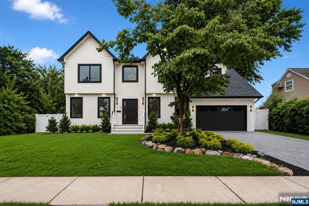 Introducing 31-02 Gentner Road, a newly constructed 3,000-square-foot residence in Fair Lawn, thoughtfully built on an existing foundation and designed for modern living. This six-bedroom, five-and-a-half-bath home combines a functional open-concept layout with high-quality finishes throughout. The main level features a spacious living and dining area that flows seamlessly into a kitchen with a large center island, walk-in pantry, and professional-grade appliances. A generous first-floor bedroom with a walk-in closet and full bathroom offers flexibility for guests, extended stays, or home office use. Upstairs, the expansive primary suite includes a large walk-in closet and a well-appointed bathroom. Additional bedrooms and bathrooms are designed with comfort and practicality in mind, complemented by designer finishes that provide a cohesive, polished aesthetic.The walkout basement offers additional living or recreational space with direct access to the outdoors. The fenced yard includes a multi-zone sprinkler system, supporting easy landscape maintenance and outdoor enjoyment.With stucco siding, refined interior details, and a layout tailored to contemporary lifestyles. House is close proximity to Radburn elementary school