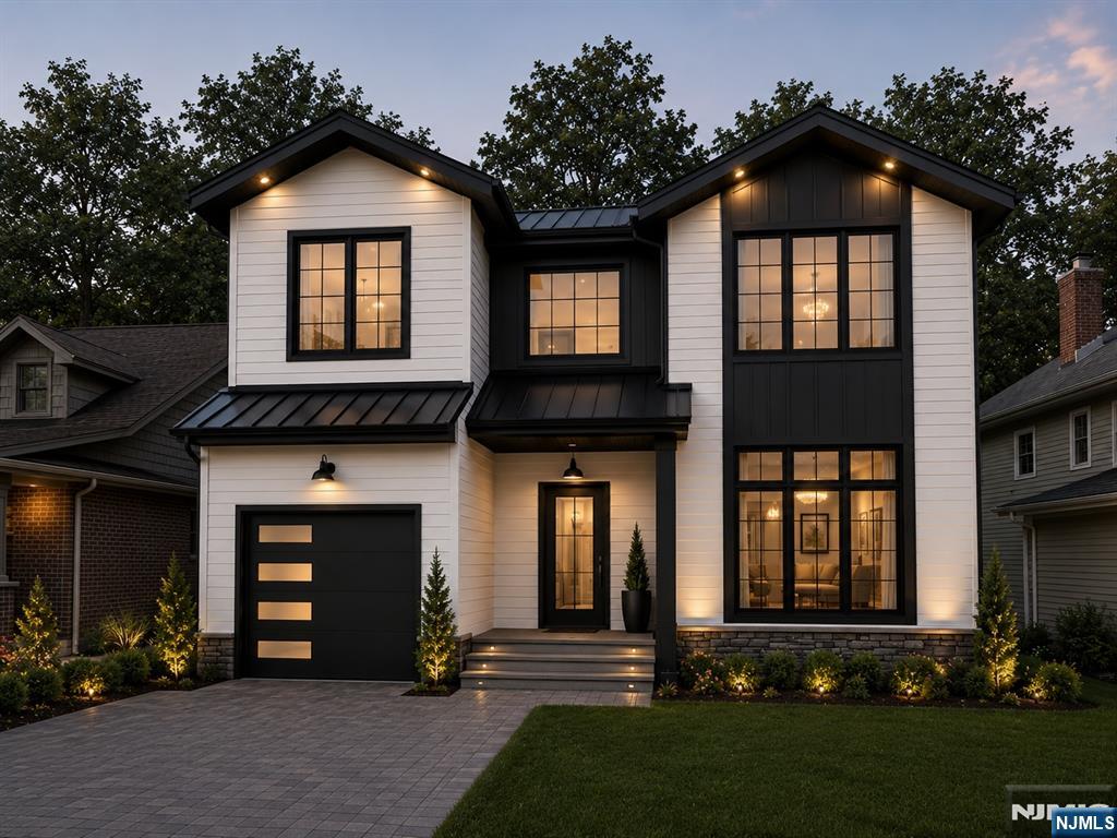 Love your life in this newly built, exceptional home on a picturesque tree-lined street in beloved River Edge. Designed for todayâ€™s open-concept lifestyle, it offers effortless flow, generous space, and modern comforts for everyday living and memorable entertaining. The heart of the home is a great room with casual living family room with fireplace and hearth open to a sunlit eat-in kitchen with island with seating, quartz countertops, premium appliances, extensive custom cabinetry, and a separate pantry closet and butler station with wet bar that flows seamlessly to the formal dining and living rooms. The first-floor boasts a stylish powder room, a mudroom off the attached garage, and a welcoming 2 story foyer complete the main level. Upstairs, the elegant primary suite has vaulted ceilings, two massive custom walk-in closets, and a spa-inspired bath. A junior suite includes its own walk-in closet and full bath, joined by two additional spacious bedrooms, another full bath, and a large laundry room. The fully finished basement offers flexible bonus space with several massive spaces for studying, gaming, entertaining and working out, plus a convenient powder room. Fully fenced backyard with room to play and entertain. Sprinklers & lots of luxury amenities. Enjoy the best of suburban livingâ€”top-rated schools, fantastic shopping and diningâ€”and an unbeatable commute with two train stations, express bus service, and easy access to major highways, just minutes from the city.