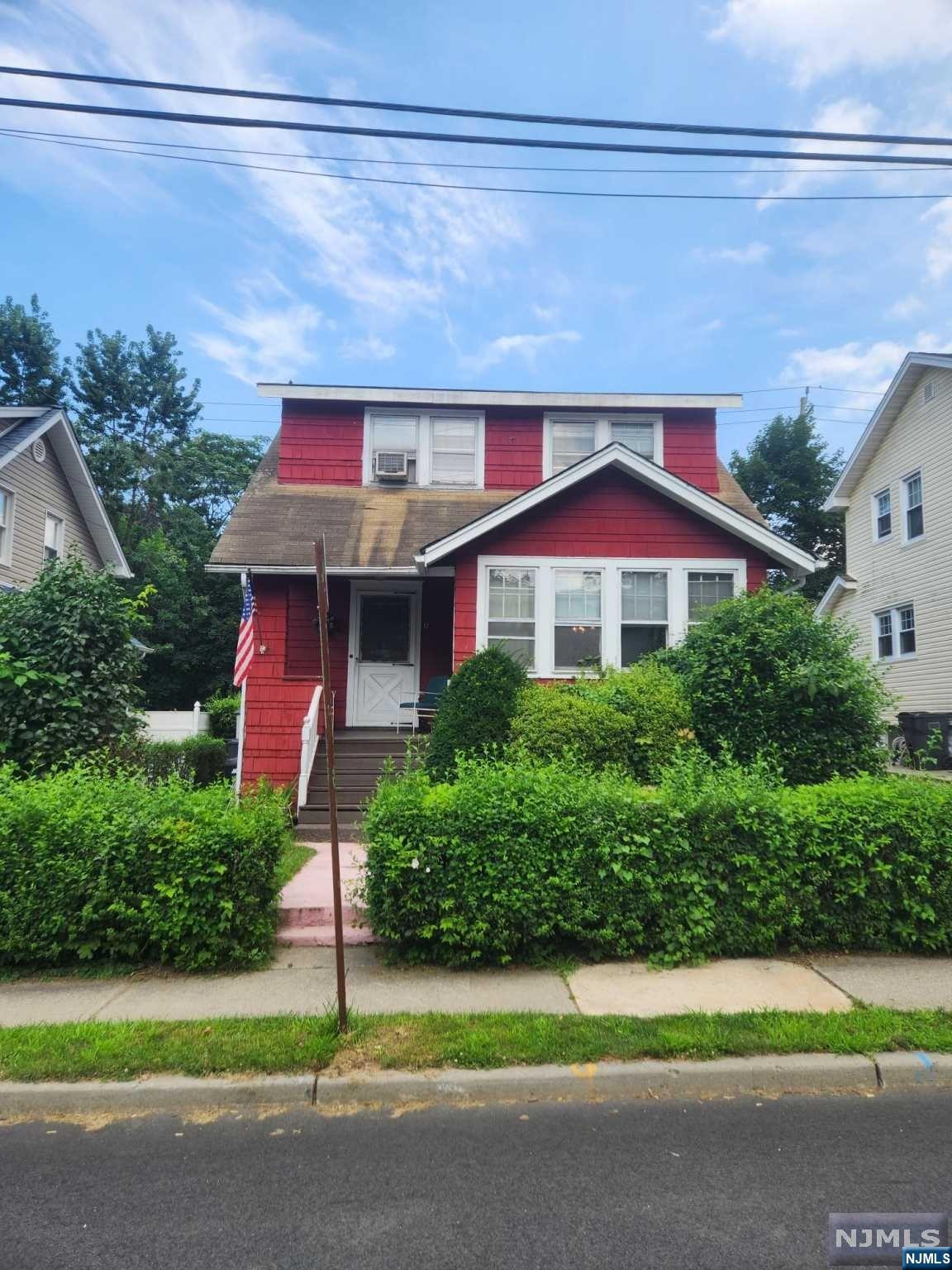 Colonial style home with Eat in Kitchen, Living room, Dining room, Sunroom and half bath on first floor. Three bedrooms and full bath on 2nd floor. Basement is semi finished with laundry/storage. The driveway is shared and can fit multiple cars in back. May require flood insurance. Approx. $1300 per year. Convenient location to shops/transportation. As is Sale.