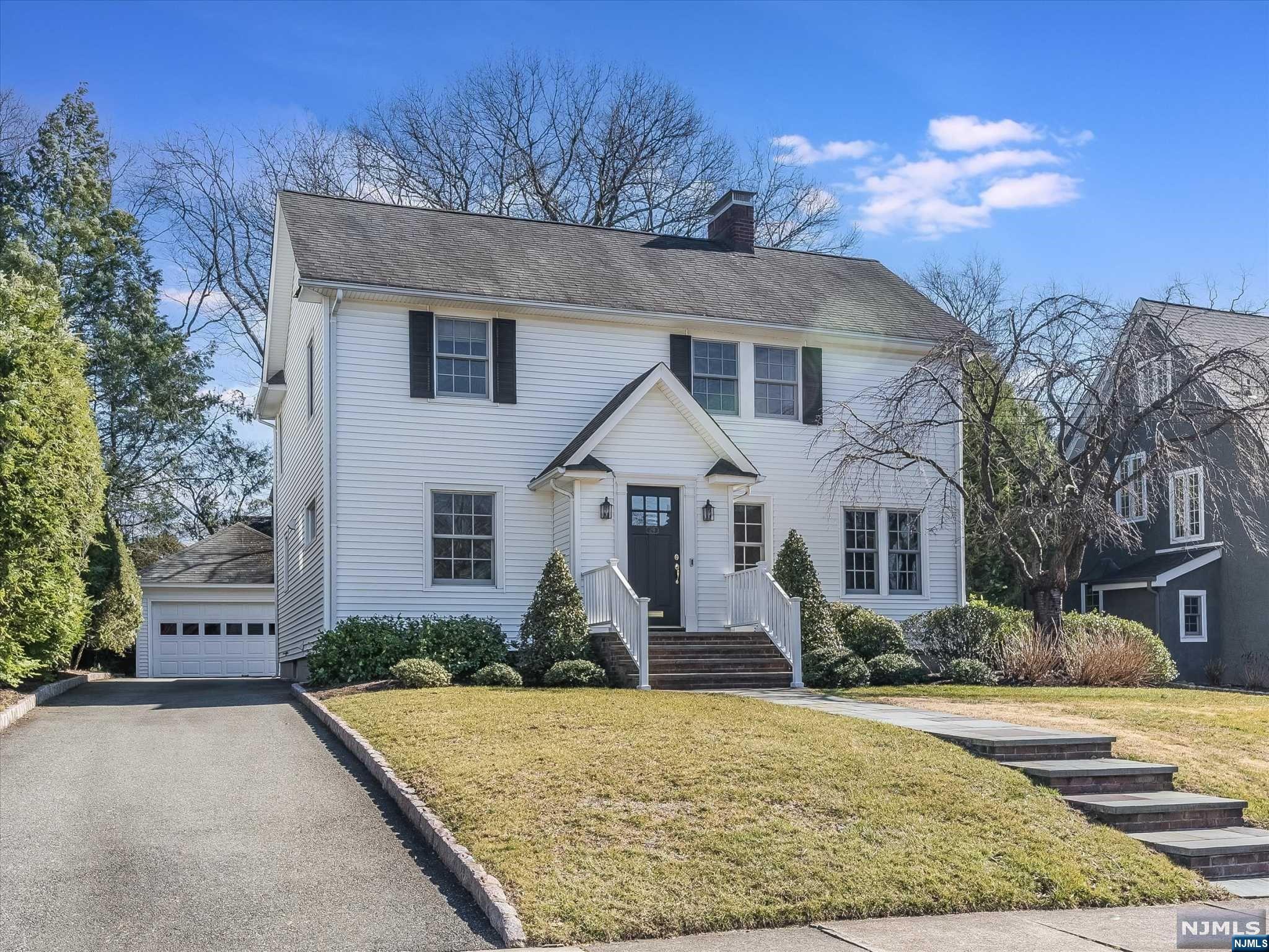 Elegance & charm welcome you to this 3 BR,2 1/2 bth colonial located on one of Glen Rock's finest streets.Enormous curb appeal beckons you to the graceful foyer & on to beautifully appointed LR warmed by classic fpl.Adjacent to LR is a perfect office w/built-ins & plenty of natural light to brighten your workday.Lovely FDR leads to custom EIK boasting cherry cabinets & granite counters,paneled & SS appls & large space for casual meals.Kitchen opens to a FR boasting a 2nd fpl adorned by built-in cabinetry & overlooks a private yard & patio-perfect for entertaining or quiet retreat.Fabulous mud rm from the yard & garage & tucked away PR complete 1st level.HW flrs continue up to 3 BRs including a spacious primary suite complete w/large WIC & renovated bath.The lower level of this gorgeous home will fill so many needs w/an additional FR,huge storage & laundry.A long list of updates + Glen Rock's top-rated schools,wonderful town pool,charming downtown shopping/dining & best NYC trans!