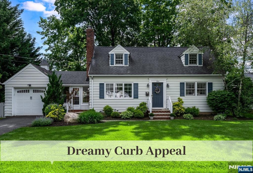 Chic and Beautifully Appointed Cape Cod Style Home w 3 Beds and 2.5 Bath is Move-In Ready and waiting for you. Enter the Lovely Living Room with Wood Burning Fireplace, Triple Window Set and Hardwood Floors that transition to Formal Dining Room w Crown & Chair Rail Molding. Nearby is Updated Eat-In Kitchen w/Stainless Steel Appliances, Plenty of Counter Space and Views to Backyard Activity. First Floor Bedroom has a nearby renovated Full Bath. Convenient Front-to-Back Breezeway w/access to the attached Garage, Kitchen & Rear Yard serves as Mud Room and Drop-Off Station 2nd Floor offers two Large Bedrooms and an Updated Full Bathroom. Outstanding Fully Finished Lower Level with Recreation Room, Laundry, Half Bath, Office Nook and Tons of Storage awaits relaxation and play. Dreamy Backyard with Playground, Paver Patio for Al Fresco Dining and Shed is Fully Fenced. New AC and Furnace in 2024, New Hot water Heater in 2022. Be prepared to Fall in Love!!
