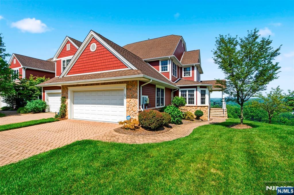 Welcome home to Inverness, one of the most desirable sections of the magnificent Crystal Springs Resort. Located on the 11th fairway of Wild Turkey Golf Course. The stunning sunset and mountain views will leave you speechless. This is upscale living at it's finest. The home is twenty years young. Only used as a vacation home and everything looks brand new. The proud owners have taken meticulous care of their home. This end unit with entry porch is a prime spot! Large first floor primary bedroom with ensuite with soaking tub and walk in closet and extra closet. Upstairs has 2 very large bedrooms with Jack & Jill bathroom and many closets. Kitchen has upgrated granite countertops and brand new stainless steel refrigerator and applicances with eat in dining area. Open concept first floor living with hardwood floors, gas fireplace in living room creating an abundance of ambience any time of the year. Spacioius dining area for large gatherings. Step out to your trex decking and take in the view and breathe the fresh air! Fully finished walk out custom basement with large living area, wet bar, office/bedroom, work area and the most chic full bath. Step out to your backyard patio overlooking such spectacular scenery. Basement can be a potential in-law suite. The choice is yours. Golfing, skiing, wineries, breweries all within reach or just enjoy the peace. 50 miles from NYC. (dimensions of rooms listed in floor plan, close to 4,041 sq ft total living space.)