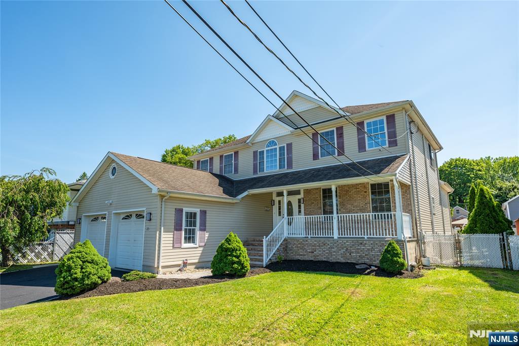 Beautifully renovated home located in a very nice section of little falls across from a tennis court. Hardwood floors, high ceilings, inground swimming pool, central air, 2 car garage, full finished basement, 1st floor Living room, dining room, family room, eat-in kitchen, half bath, 2nd floor four bedrooms, 2 bath . The master bedroom has a full bath.