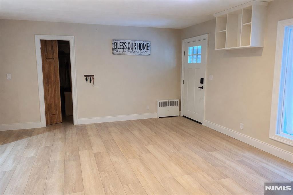 3 Bedrooms | 2 Full Bathrooms | Ranch Style Home Located in a desirable residential neighborhood of Hackensack, this well-maintained ranch offers convenient one-floor living with an ideal layout for todayâ€™s lifestyle. The home features a bright living room, formal dining area, and an updated kitchen with ample cabinetry and workspace. The primary bedroom offers comfortable space and storage, while two additional bedrooms provide flexibility for guests, home office, or extended living needs. Two full bathrooms provide added convenience. The private backyard is perfect for entertaining, gardening, or relaxing. Driveway parking adds everyday ease. Prime location near shops, restaurants, parks, schools, and transportation to NYC. Easy access to major highways and downtown Hackensack amenities.