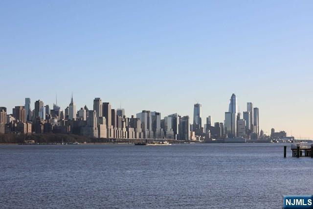 Bright and sunny east/south face offering Hudson River and New York city views from living room windows Hardwood floor, Upgraded custom kitchen, Mable counter tables Upgraded unit, Newly painted walls, new light fixtures, New washing machine, Refrigerator and Cook top One parking lot under the building, well maintained community Walk to park, shopping and restaurants
