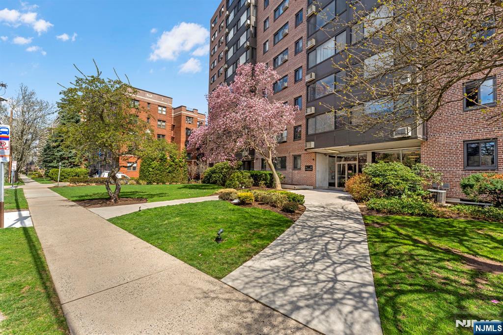 Welcome to the Frontenac, 9E Unit with Mountain and Sunset Views conveniently located close to everything! Walking distance to Hackensack University Medical Center in 1 block, Bus Stop to NYC in front of the main entrance, Essex St. Train Station, Shops, Restaurants and more! Enjoy the renovated customized kitchen with new Samsung appliances, 1538 SQFT, large 2 bedrooms and storage rooms. Maintenance includes ALL Utilities such as electricity, heat, hot and cold water, 1 indoor parking, private storage room and common area. The newly updated building exterior, all new LG Laundry machines in the laundry room, and newly paved road, traffic signals and signs around the building area. Investors are welcome, and can immediately rent out