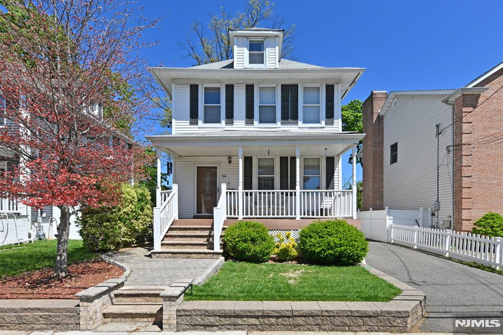 BACK AVAILABLE! FAST CLOSE PREFERRED! Immaculate, updated, move-in ready colonial with gorgeous curb appeal, in the heart of desirable Ridgefield Park, New Jersey! Features include modern kitchen with granite countertops and stainless steel appliances, good size formal dining room for your dinner parties, updated bathrooms & Central AC. 3 BRs plus a terrific finished walk up 3rd flr bonus room, which could be a home office, play room or possible 4th BR! Large Bsmt could be part finished but has plenty of storage options. New sewer line, new hot water heater, reverse osmosis filter, updated electric panel, refinished hardwood flrs! Backyard is a good size and has a deck - all ready for your upcoming Summer BBQs and outdoor gatherings! Even a detached garage ! All this in the great town of Ridgefield Park with its "village feel", town pool, close proximity to NYC/George Washington Bridge (6 miles) Route 46, Route 80 & 95, & NYC buses! Just a few blocks from the town's restaurants and shops, and minutes from popular Overpeck Park! And you also get the town's famous July 4th Celebrations dating back to 1894 with a parade down Main Street and fireworks at Veterans Park! This is a great home as a starter home or for a young family, on a great street, in a great town, with nothing to do but move in ! DONT MISS THIS ONE !