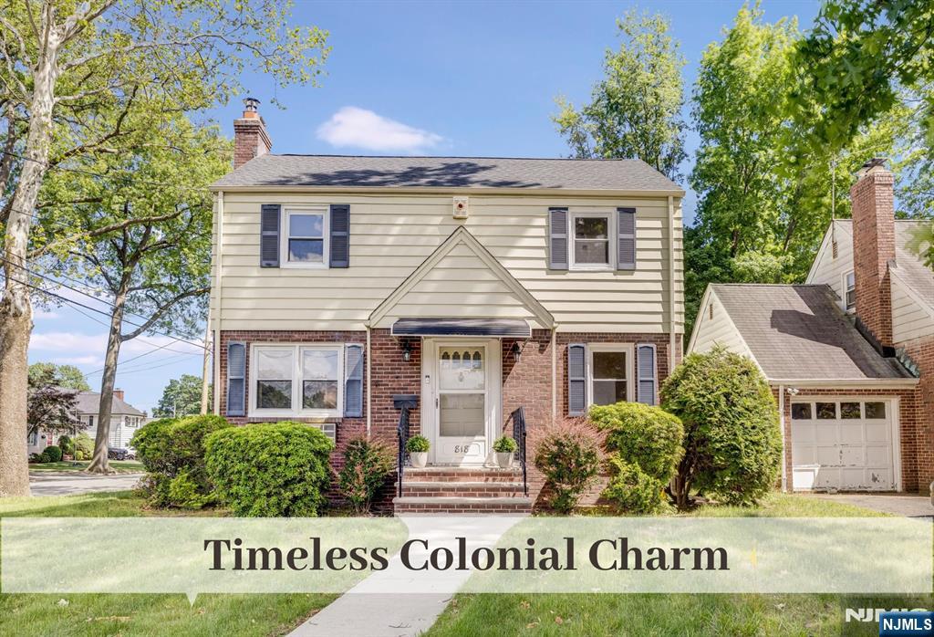 Welcome to this charming Center Hall Colonial located in the highly sought-after Fairmount section of Hackensack. Situated on a corner lot with ample off-street parking, this 3-bedroom, 1.5-bath home offers a classic layout with timeless appeal and modern updates. Hardwood flooring throughout complements its traditional design and inviting atmosphere. The main level features a spacious living room with gas fireplace, formal dining room, and an eat-in kitchen complete with stainless steel appliances, granite countertops and pantry storage. A convenient powder room and access to the deck make this level ideal for both everyday living and entertaining. Upstairs, youâ€™ll find three generously sized bedrooms and a full bathroom. The finished basement with durable vinyl plank flooring provides flexible space perfect for a media room, home office, gym, playroom, or additional recreation area. Recent improvements including a new roof, new chimney liner, and new furnace offer added peace of mind. Conveniently located near shopping, parks, schools, and commuter routes to New York City, this home is ready to enjoy!