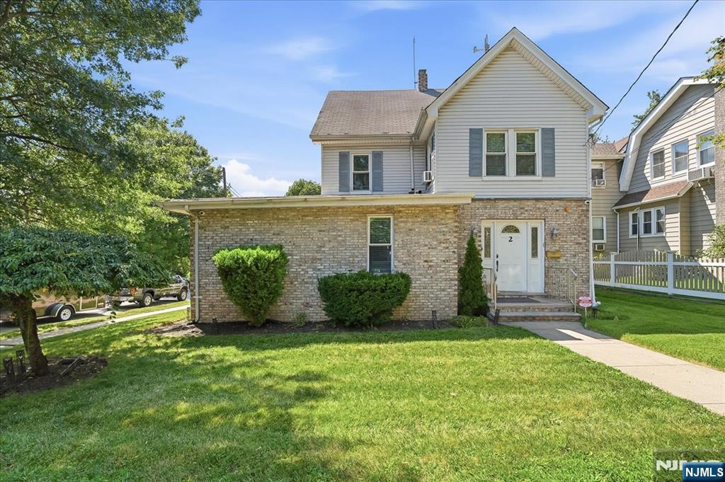 Rare opportunity to own an exceptionally versatile tech forward two family home on an expansive 7,200 sq ft corner lot in prime Ridgefield Park! Perfectly tailored for multi generational living, modern living, or high rental income potential, this home features separate utilities, Cat 5 and Cat 6 wiring, independent Nest thermostats, separate burglary alarm systems, and app controlled smart locks, lighting, and main water shut off valve with six leak sensors. The first floor unit offers a light filled open living and dining area, central AC, and a chef kitchen with a center island and built in Bluetooth audio speakers. It includes 3 bedrooms and 2 fully remodeled baths, highlighted by a primary en suite with luxurious heated floors. The private entrance second floor unit showcases 2 bedrooms, 1 updated bath, renovated kitchen, attic fan, and access to a massive finished attic currently utilized as flexible extra bedroom space. Downstairs, the full finished basement features a full bath, automatic sump pump, dual water heaters for maximum efficiency, and a true home theater with a 103 inch projector screen and 6 speaker surround sound. Outdoor highlights include a multi tier deck, above ground pool with smart filter and heater, 9 outdoor NVR security cameras, a 2 car detached garage with myQ video control, and a 4 car driveway. Ideally located near top schools, public transit, Teterboro Landing shopping, and major commuting routes including Rt 4, Rt 17, Rt 80, and Rt 46.