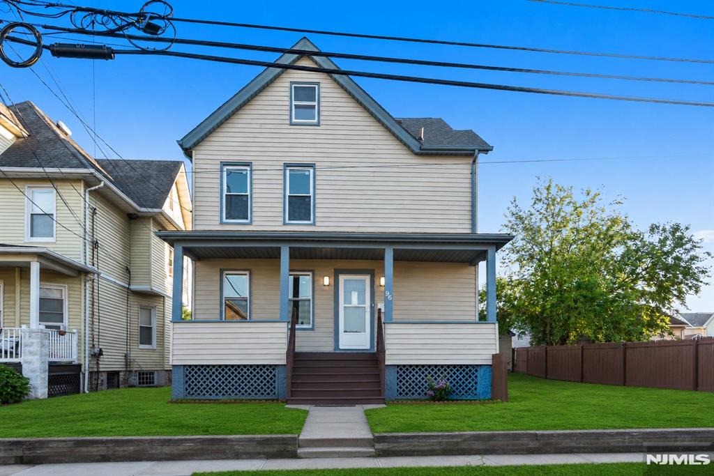 Welcome to this renovated 4-bedroom, 2-bath Colonial situated on a quiet residential street in the heart of Lodi. Set on an oversized double lot, this spacious home offers new roof, new hardwood floors, and a new central air system installed throughout the whole house. Features include four generously sized bedrooms, two full bathrooms, and a large backyard perfect for entertaining, recreation, or future possibilities. The detached two-car garage and additional parking behind the home provide excellent flexibility for multiple vehicles and storage needs. Conveniently located near parks, 2 blocks from elementary school, shopping, NYC transportation, and houses of worship. A wonderful opportunity to own a spacious property with exceptional outdoor space in a desirable neighborhood.