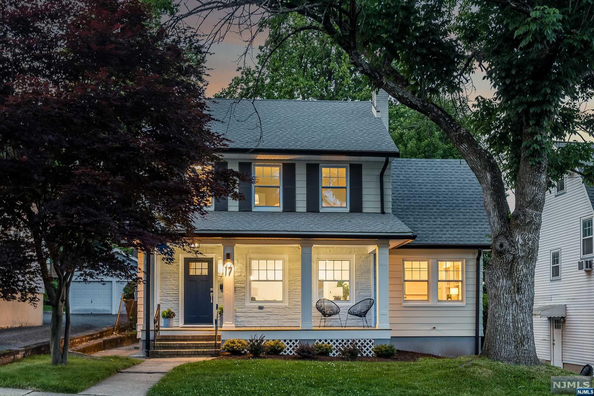 A dazzling fully renovated gem nestled in the heart of the Gregory neighborhood in West Orange! This 4-bed, 2.5 bath home effortlessly combines modern comfort with timeless charm. Enter through the open porch, a bright, open-concept living space bathed in natural light, with hardwood floors and an original fireplace. Right off the living room, there's a bonus room perfect for a home office, extra bedroom, or den with a full bath for ultimate convenience! The newly renovated eat-in kitchen features stainless steel appliances, quartz countertops, ample cabinet space, and large kitchen island. The dining room, with sliding glass doors, leads to an extra-deep yard. 1st floor mudroom doubles as a laundry room. Retreat to any of the 4 spacious bedrooms, one boasting views of the NYC skyline! The freshly renovated basement has high ceilings, updated half bath, new French drains, and 2 sump pumps. New central AC, roof, and gutters. Don't miss out on this beautifully renovated masterpiece!