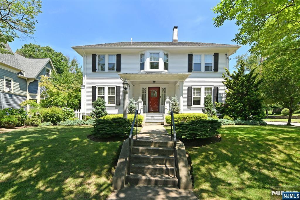 A classic piece of Leonia history! Stately center hall Colonial with rich character and charm throughout! This 2400 ft.² 5 BR classic colonial itâ€™s not something you see available often ! Situated in the heart of desirable Leonia, this historical gem offers spacious rooms, hardwood floors, intricate moldings, modern den/family rm/play rm with Fireplace overlooking the new water feature and private backyard! You enter into the large impressive entry hall with center stairs and attractive fireplace. The large living rm has built in shelves and leads to the expanded den. The dining rm is large and while the original kitchen is small, it could be expanded in to the dining room for one big open modern kitchen/dining are while keeping much of the sentimental character this offers! Large unfinished bsmt houses the utilities, laundry, workshop and storage, but could be finished for more living space if desired. And the backyard is private and filled with professional plantings to enjoy with your BBQs and outdoor gatherings for years to come. Also has central AC, and an attached garage! All in highly sought after Leonia NJ, with its great location for commuting to NYC! Open house this Sunday! Come check out this beautiful piece of history and see if it could be your new beautiful home !