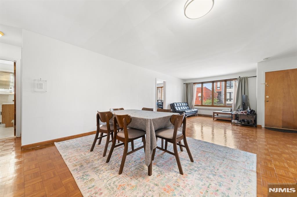 Amazing 3 bedroom home with shared backyard at 31 Leonard St. #2! The kitchen is oversized with tons of cabinet space, tiled floors, and a brand-new washer/dryer. Living space has high ceilings, tons of natural light, and gleaming parquet wood floors. 3 spacious bedrooms and a newly renovated bathroom complete this incredible home. Parking is available for an additional fee. Conveniently located next to Washington Park, the bus stop, and Congress St. Light Rail station, as well as shops, restaurants, and everything Uptown Hoboken and the Jersey City Heights have to offer. A rare opportunity to enjoy generous living space, outdoor access, and an unbeatable location in one of Jersey City Heights' most desirable neighborhoods. Move-in 7/2/26.