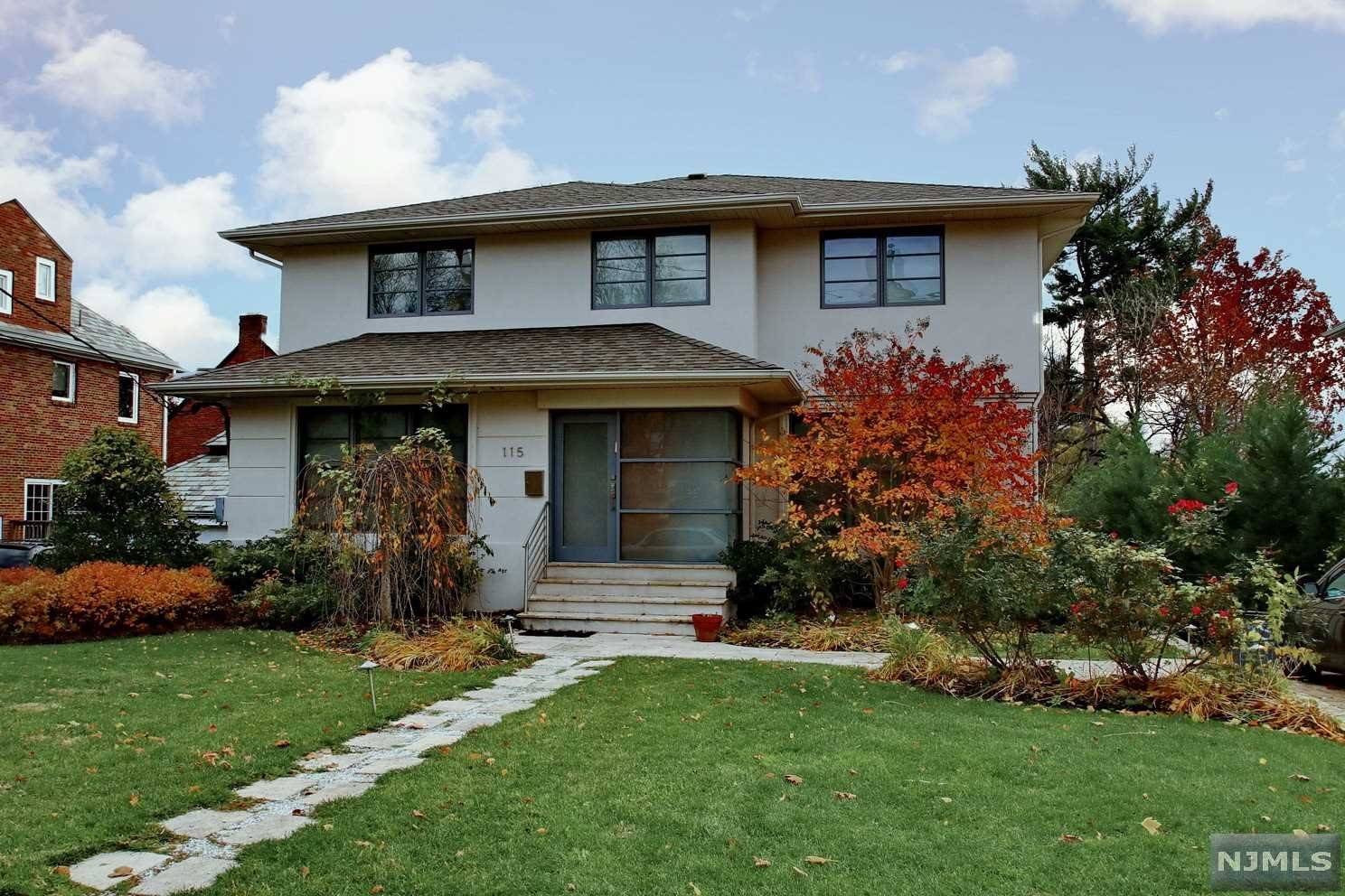 A distinctive modernist style home with living area just under 3000 sq feet. Plenty of room for family and entertaining. The Entire house was gut renovated and redone in 2012, featuring numerous state-of-the-art amenities, top-of-the-line utilities with multiple zones, including sleek two-tone kitchen cabinets, a built-in coffee maker, gas burning fireplace, subzero refrigerator. The fully finished walkout basement/ground level with three rooms perfect for guests, den, office, and a separate laundry room.