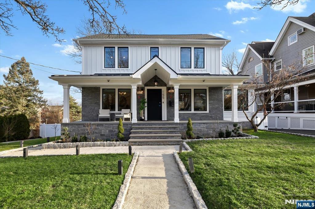 Welcome to this stunning new construction center hall colonial in historic Rutherford. Set on a spacious 75 x 206-ft lot, this charming home features a welcoming front porch, three bedrooms, and four full baths, including a serene primary suite with an en-suite bath. The cozy living room and formal dining room are perfect for entertaining, while a covered patio overlooks the large, fenced backyard. The finished walkout basement offers a full bath, laundry area, and extra space for recreation or storage. Conveniently located near train and bus transportation to NYC, parks, restaurants, and more, this home combines modern amenities with timeless elegance. Donâ€™t miss your chance to call it yours!