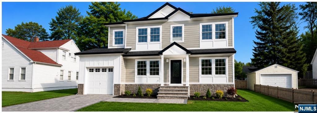 Welcome to this exceptional new construction home in highly desirable community of Saddle Brook! Currently under construction, this is a rare opportunity to own a brand-new home with time to envision the final touches. Ideally located near major transportation, shopping, and parks, this home offers the perfect combination of convenience and modern living. The layout is thoughtfully designed for today's lifestyle. The home will showcase an open-concept floor plan with bright, airy living spaces. The fully finished basement will provide additional versatile space-perfect for a recreation room, home office, or guest area. Set in a desirable neighborhood known for its strong community feel and convenient access to NYC. This property offers both comfort and location. Don't miss the opportunity to secure this new construction home before completion and make it your own! *Seller Offering 1 Year Mechanical Warranty.*