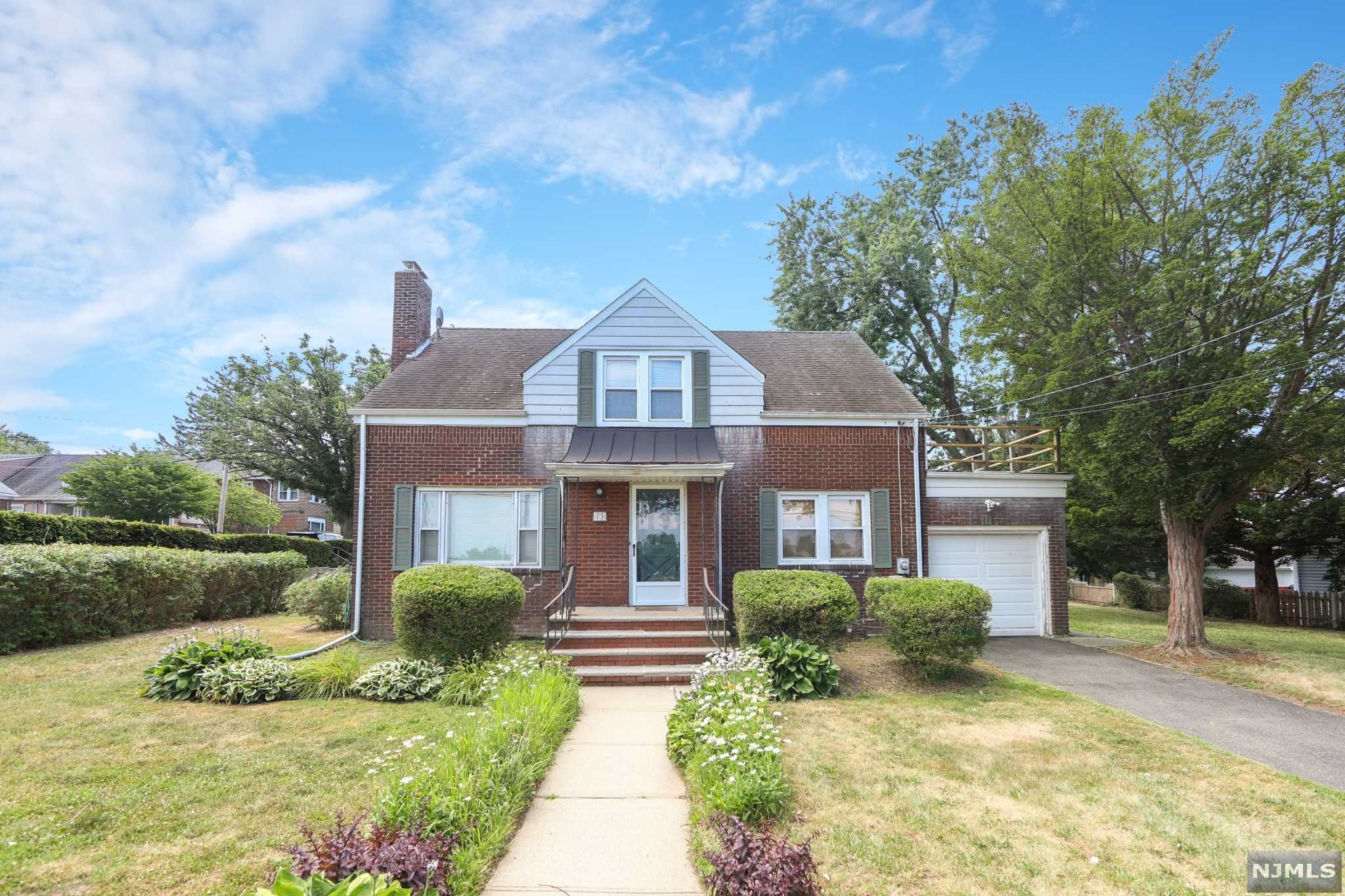 Welcome home to this beautiful and incredible 100x105 corner lot! 1st floor boasts a spacious living room with a fireplace, formal dining room, updated kitchen, 1/2 bathroom, and an office. Entry to the backyard oasis is available from the kitchen. The 2nd floor features 3 nice size bedrooms with the main bedroom featuring an outdoor patio space. There is also a full bathroom with a tub and stand up shower. In addition, there is also a large finished basement with a separate entrance. If that is not enough, Nash Park is across the street, offering a fun playground area. This home is a commuter's dream: close to all major highways, public transportation, and more! Sold as-is.