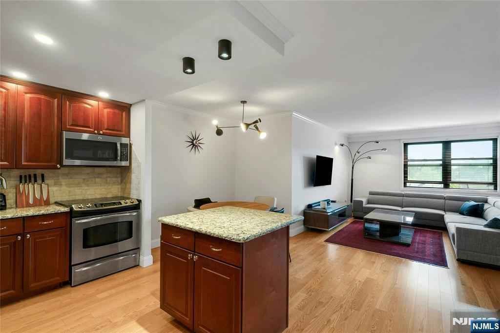 Welcome to The Parker Imperial, Where Luxury Living Meets Iconic Views. Totally renovated and move-in ready, this stunning one bedroom, one bath residence at 7855 Boulevard East, Unit 5K offers the perfect blend of modern elegance and unbeatable location. Thoughtfully updated throughout, the home features beautiful hardwood flooring, a fully renovated kitchen, and a spa-inspired renovated bathroom, all designed with quality and style in mind. But the real showstopper? Step outside your front door and you're immediately greeted by breathtaking views of the Hudson River and the New York City skyline, right on Boulevard East, one of the most coveted vantage points on the entire waterfront. The Parker Imperial delivers resort-style amenities including an outdoor pool, fitness center, sauna, garage parking, and 24-hour concierge service. Step outside and you're just moments from the magnificent Braddock Park, featuring a serene lake, tennis courts, basketball courts, restaurants, and shopping. Public transportation to NYC is just steps away, making this an ideal home for commuters and city lovers alike. This is waterfront luxury living at its finest, don't miss it.