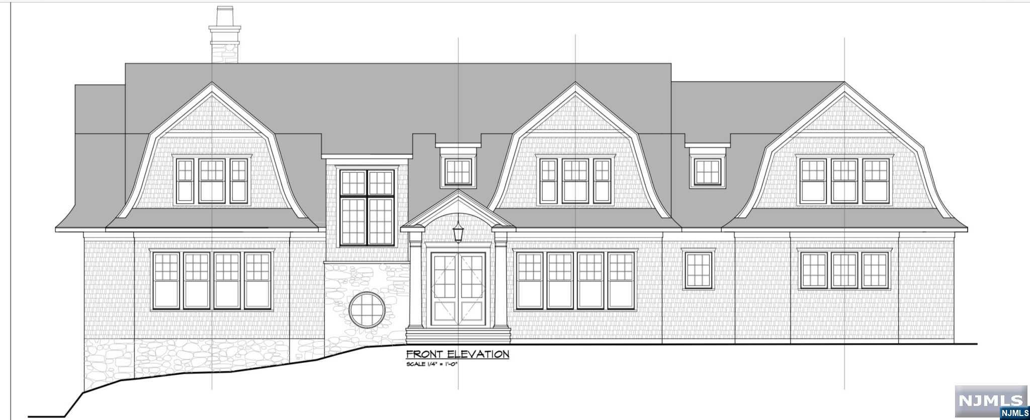STUNNING NEW CONSTRUCTION DUTCH COLONIAL SITUATED ON OVERSIZED LOT.