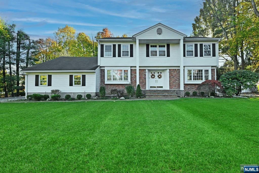 Amazing Opportunity in Wyckoff to Own a Center Hall Colonial situated on a quiet CUL-DE-SAC with a heated in-ground pool in a VERY DESIRABLE NEIGHBORHOOD, SICOMAC SECTION. The first floor offers a double door main entrance, spacious entry foyer, back to front living room, full formal dining room, family room w/fireplace, OPEN Kitchen w/bar area, laundry, PR and Vaulted Great Room w/ Vented Gas Stove. Kitchen and Great Room feature large windows with beautiful views to private landscaped back yard with Patio, Deck, Pool and Pool deck. Upstairs you will find the Primary BR, Primary bath and WIC. 3 Add'l spacious bedrooms with large closets, Fbth and Large linen closet. The new full finished basement featuring full bath with Sauna, Office, Game area, Wet Bar. Storage Room and storage crawl space. Amenities Inc: hardwood floors, 2 car garage with entire width storage shelve, Pull down stairs to garage attic storage and much more! Excellent schools.