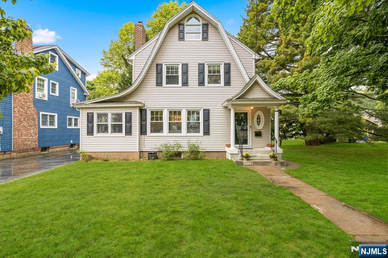 Welcome to Glen Rock! This sidehall colonial located in the heart of town offers charm along with modern day conveniences making it the perfect place to land. Enter into this classic sundrenched gem featuring a spacious main floor with an abundance of windows, a beautiful gas fireplace for cozy winter nights, a perfect space for a home office (or two!), an ample dining room looking out to a trex deck, and a beautifully updated eat-in kitchen with sliding glass doors to a deep fenced in backyard. Upstairs, find three bedrooms and an updated full bathroom. Continuing up to the finished 3rd floor, find the 4th bedroom with palladium window and skylight making you feel like you're in a treehouse! This space can just as easily serve as a gym or home office. You can also spread out down in the fully finished basement with rec room, updated full bath, and laundry. Featured updates include new furnace, new washing machine, new basement flooring, water softener, electrical panel, and new fence. Don't miss the opportunity to be in immediate proximity to the heart of downtown's shops and restaurants, community garden, the town pool, municipal fields, children's playground, Thielke Arboretum, and commuter conveniences including NJT bus and train.