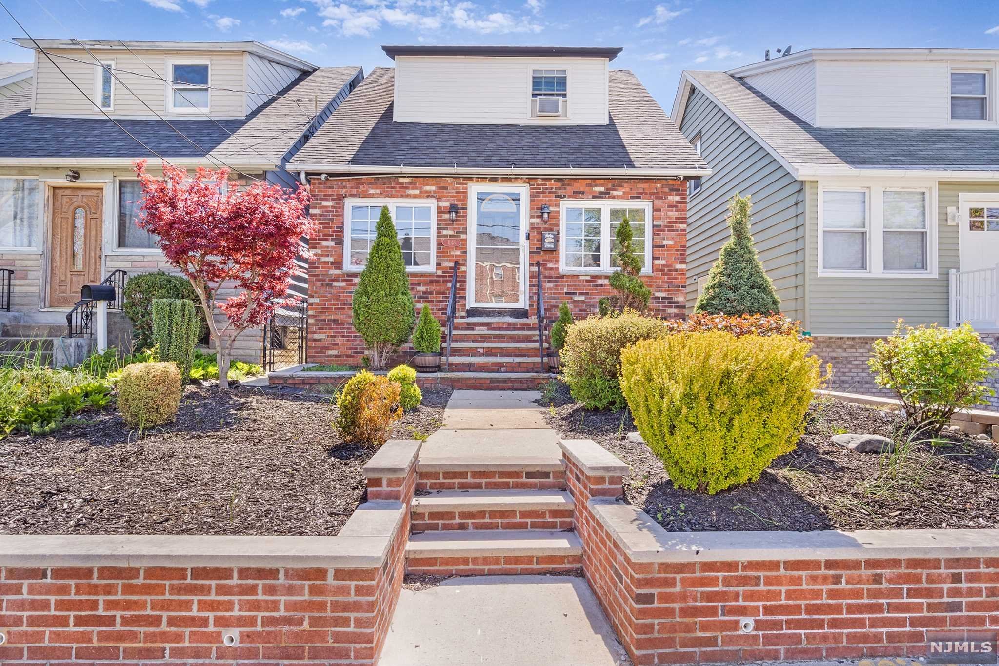 Updatedly modernized 2 bedroom HOME conveniently located in Bayonne, NJ. First floor you have the living room, an office nook, a dining room that opens to an updated kitchen with brand new stainless steel appliances including a smart, touchscreen, wi-fi refrigerator. Half bath by the sliding doors to access the backyard with a good entertaining space. Upstairs is the main bath and 2 bedroom including the master bedroom with a walkIn closet and an en-suite nursery. Hardwood floors throughout. Updated ligiting. Upgraded 200amps (2022). Updated HVAC system (2018).