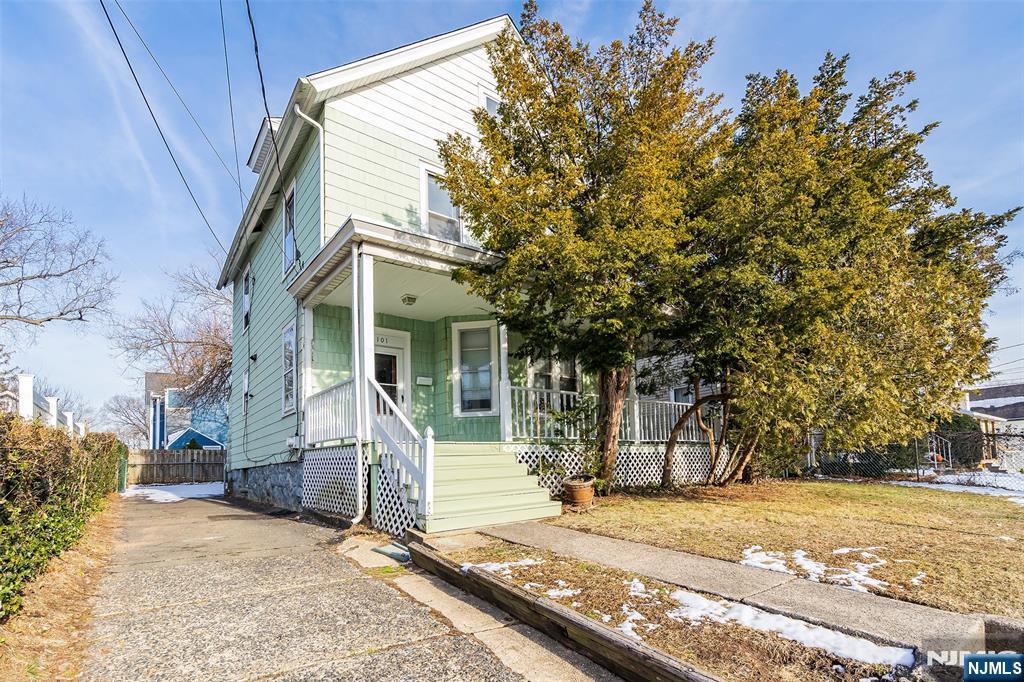 HOUSE BOM OWNER RENOVATED THE KITCHEN COMPLETELY WITH ALL BRAND NEW APPLIANCES. Spacious Victorian ideally located near NYC transportation, downtown restaurants, shopping, theater, and more. Convenient for commuters and those seeking a vibrant local lifestyle. Offering ample space suitable for extended living, this home blends classic character with modern updates. The first floor features a grand entry foyer, formal dining room, large living room, recently renovated eat-in kitchen, bonus room for office, etc., and a full bathroom. The second floor offers four bedrooms and a full bathroom. A walk-up staircase leads to a finished attic providing additional living space or storage. Additional features include a driveway, a private backyard, ample off-street parking for multiple vehicles, and close proximity to houses of worship and schools.