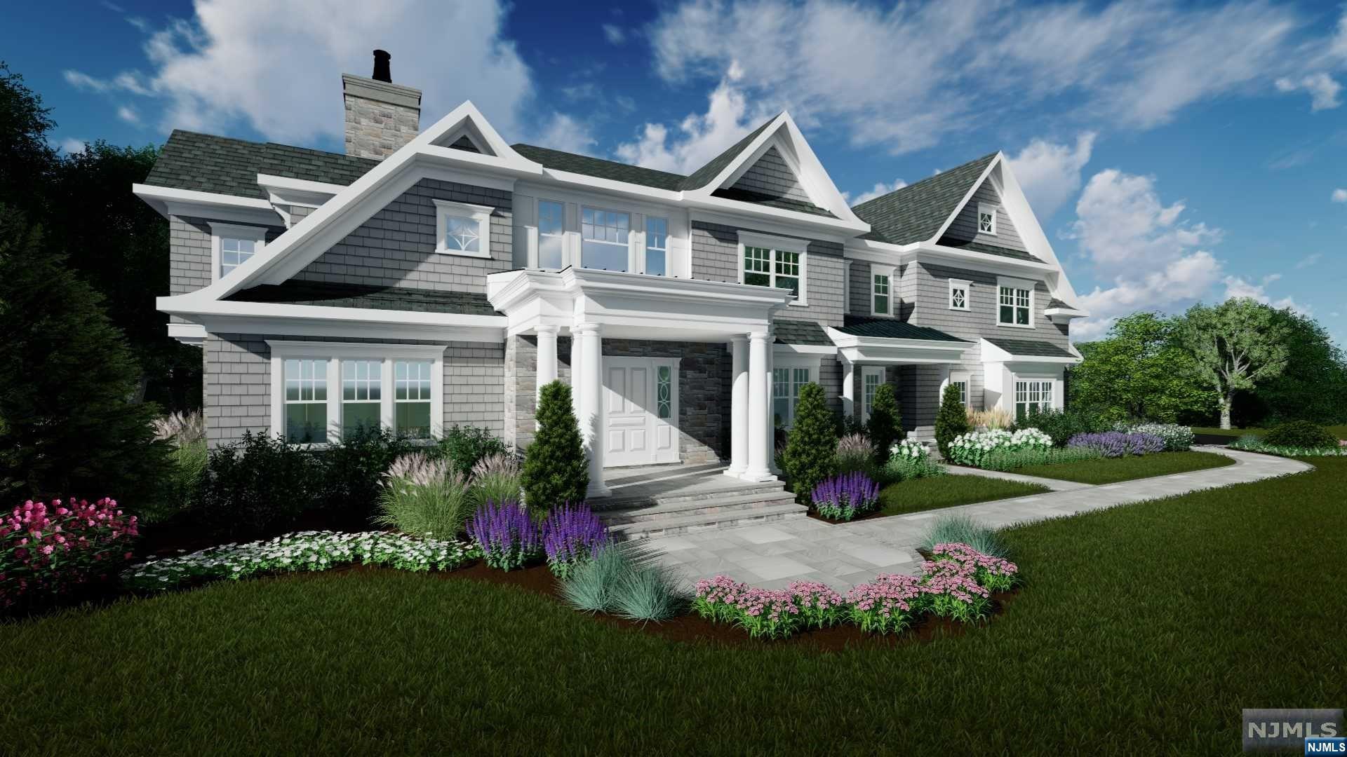 LAST ONE LEFT NEW CONSTRUCTION on almost 3 acres in one of Montville's most desirable communities Bear Rock Estates. Building starting May 2023 there is still time to customize, pick out finishes, add a pool and more. This Hamptons style estate sits on a wooded lot in a private cul de sac street, plans have been made for 5600 sq ft home. Everything is grand starting with dramatic double story foyer, great room and gallery, 10 ft ceilings, 2 fireplaces, 3 car garage, covered patio overlooking private property and more. Gourmet chef's kitchen with walk in pantry, large island, breakfast room and wet bar. This home is an entertainer's dream. First floor bedroom with full bath plus 5 additional bedrooms on second floor. Luxurious primary suite with sitting area, WIC, full bath with stall shower and soaking tub. All bedrooms have walk in closets and en suites. Convenient location, short walk to Pyramid Mountain, Masar Park and easy access to highways, shopping and more.