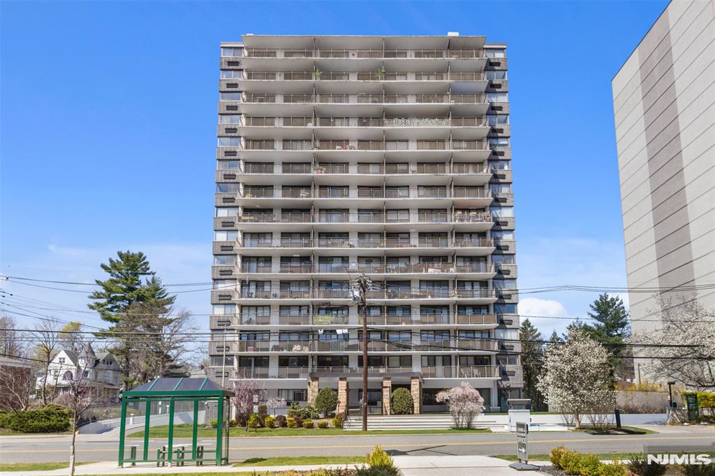 This large, spacious (over 1000 sq. ft) light and bright corner unit in Blair House is the perfect combination of size, location and convenience! Building offers 24 hour concierge / doorman, pool, sauna, laundry on floor and unit comes with one deeded parking space. Featuring tons of closet space for storage, newly installed LVP floors, and freshly painted walls, you can move right in! Nearby transportation includes NYC Bus, Anderson and Essex Train Stations. All this plus the ease of accessibility to downtown Hackensack! Maintenance includes parking, water, common areas, and pool. Schedule your showing today!