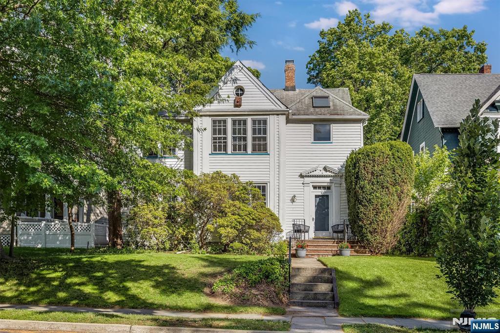 Welcome to this spacious four-bedroom home in one of Rutherford's most desirable locations! Perfectly situated near the grammar school and high school, this home is also just moments from downtown restaurants, parks, and the library. Commuters will appreciate the easy access to both NYC train and bus transportation. Freshly painted and featuring brand-new kitchen appliances, this home is move-in ready while offering endless opportunities to make it your own. The thoughtfully designed floor plan provides an effortless flow for both everyday living and entertaining, with generously sized rooms, abundant natural light, hardwood floors, and many classic architectural details that add warmth and timeless character. The first floor features an inviting living room and formal dining room, complemented by a comfortable family room, a breakfast nook just off the kitchen and convenient powder room. Upstairs, you'll find four spacious bedrooms and two full bathrooms, including one with a Jack-and-Jill layout. Outside, enjoy a large yard that's perfect for entertaining, gardening, or play, along with a detached two-car garage. The basement and attic (already semi-finished with a heating source!) offer outstanding potential for expansion, additional living space, or plentiful storage. Whether you're looking for room to grow, a prime location, or the opportunity to customize a home to fit your lifestyle, this Rutherford gem offers exceptional value and endless possibilities.