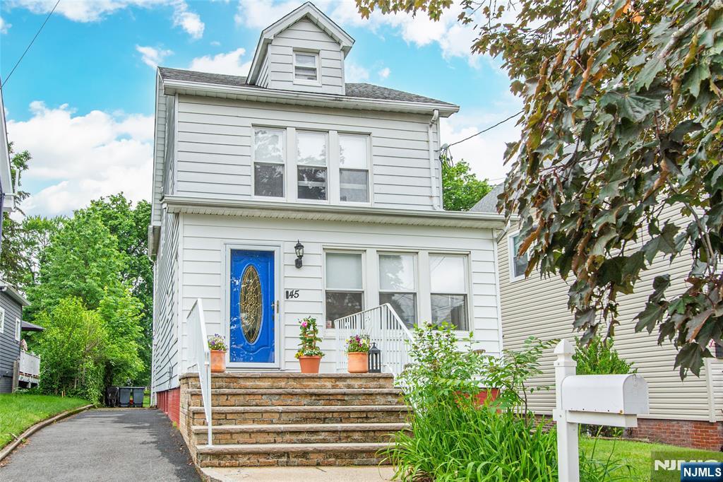 Enjoy timeless character with thoughtful updates in this turn-of-the-century colonial, ideally located on the Glen Ridge border & where walkability is a major plus! Step into the sunny entryway with original stained glass windows setting a warm & welcoming tone. Beautiful h/w flrs with walnut borders extend through the sunrm, living rm & dining rm. Double archways frame the spacious living rm, featuring a cove ceiling & leaded window. The oversized dining rm, also with a cove ceiling, flows seamlessly into the renovated kitchen, which features white cabinetry, ss app's, a center island, quartz counters, a farmhouse sink. Wall moldings with decorative insets can be found on both the 1st & 2nd flrs. The 2nd flr includes 3 bedrms with h/w flrs & a beautifully expanded & updated bathrm w/ double sinks, quartz countertops, marble tiles.The 3rd fl offers a bedrm/media rm w/ new flooring & a generous storage closet. The unfinished basement w/ high ceilings is partially framed out & offers great potential for finishing or adding a 2nd bath. Delight in the outdoors on the composite deck overlooking a lush, park-like fenced yard. Recent upgrades include a new furnace (2024), a newer roof, replacement windows, updated electric & neutral white paint throughout the interior. Move-in ready! Just a 2-minute walk to the NYC bus, less than 1 mile to the Glen Ridge train station. Close to the jitney for both Glen Ridge & Bloomfield stations. Enjoy nearby restaurants,shops, just steps away.