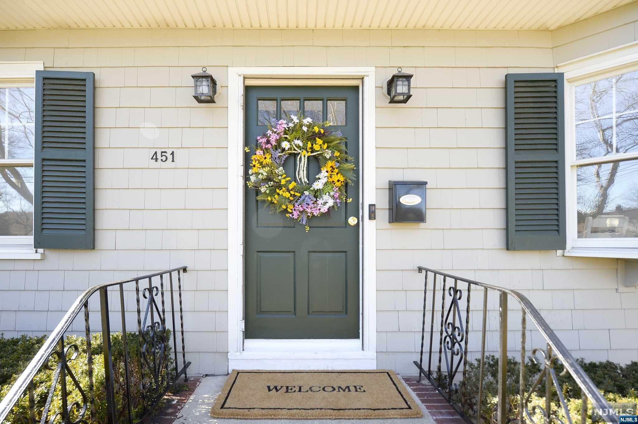 Welcome home to this immaculate 3 bedroom colonial, located on a quiet tree lined street in the vibrant sought after Hawes neighborhood. The Eastern exposure makes this a bright and cheery sun-filled home. Step into the formal dining room w/ a large bay window and beautifully curved archways that flow into an open Modern Eat in Kitchen with granite countertops and stainless steel appliances. Head down the hallway passing by an updated Full bathroom to an inviting large Family Room w/ french doors opening to a private perennial filled Backyard. Moving upstairs to 3 generously sized Bedrooms including newly carpeted Primary Bedroom. All with custom closets and windows galore. Skylit Full main bath with standup shower and full tub. The large basement boasts a rec room, laundry room and storage. Come and see for yourself all the updates and features this expanded home has to offer. **Owner holds NJ RE lic.**