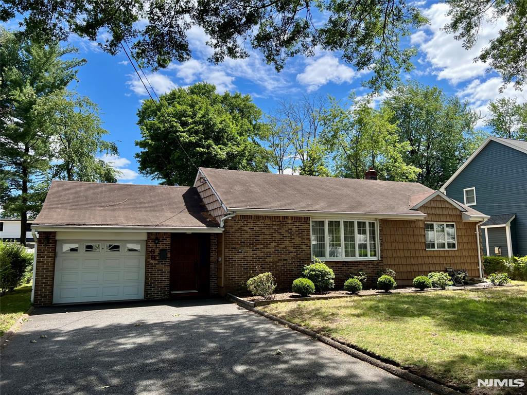 Situated on a lovely cul-de-sac in one of Paramusâ€™ most sought-after locations, this well-maintained 2-3 Bedroom, 2 Bath home with oversized 1 car garage offers the perfect blend of comfort, convenience, and opportunity. Set on a beautiful 75 x 125 piece of property, this home boasts inviting living spaces, a functional floor plan, and endless potential to customize and make it your own. Special features include an entry foyer, spacious eat-in kitchen w/access to the deck, a sunny and bright Living Room with closet that could easily be converted to a 3rd Bedroom. The formal Dining Room leads to the Family room with a wood burning fireplace, vaulted ceiling, skylights, and sliding glass doors to deck. The Primary Bedroom with double closet boasts a full bath with walk-in shower and a lovely Bay window, which overlooks the yard. Additional Bedroom with double closet and a hall bath completes the main level. The full and partially finished basement is great for entertaining and offers lots of storage. The yard with a storage shed provides ample room for outdoor entertaining, gardening, recreation, or future expansion. Ideally located just around the corner from West Brook MS, major transportation routes, premier shopping, town pool, and eateries. Whether youâ€™re looking for your first home, downsizing, renovating, or building for the future, don't miss this rare opportunity to own in Paramus.