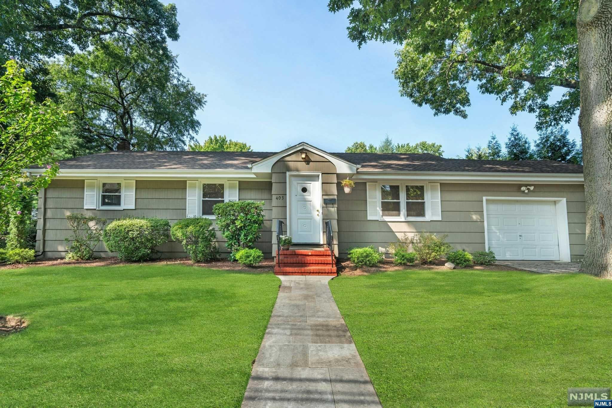 Nestled on a level lot in a great neighborhood, this ranch-style home is perfect for those seeking a solid foundation to create your ideal living space. The casual floor plan contains three bedrooms, living room, dining room and eat-in kitchen. The unfinished basement provides additional space to customize your specific needs. A one car garage for convenience, and the spacious yard with a deck & patio for your outdoor dining and entertaining. Interior of home just painted. Located close to parks, shopping, dining, and top-rated schools, this home offers the perfect blend of suburban tranquility and easy access to town amenities and NYC.
