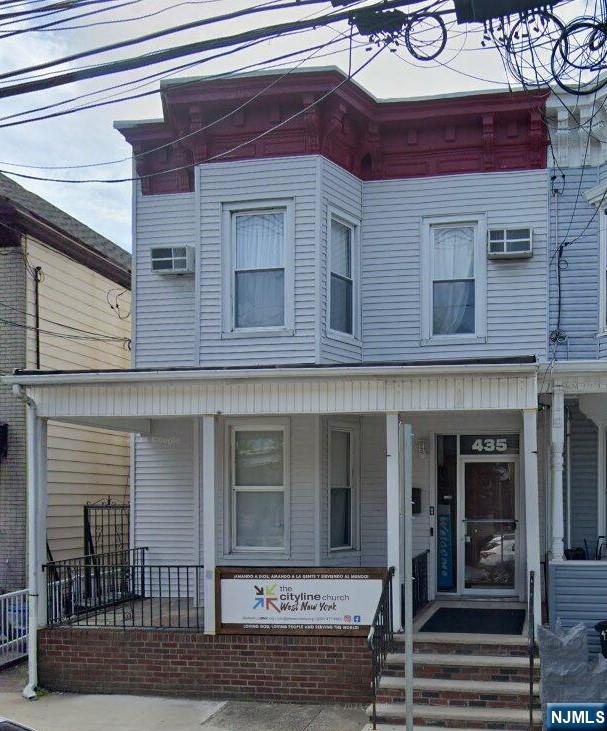 Fantastic investment with a solid paying tenant $6500 base rent. Market rent can be 9-10K per month. Nothing to do in the property just invest and collect your rents. The tenant pays all utilities plus 25% of taxes and insurance. The property consists of finished basement with half bath. The first floor has a large reception area, 3 offices, half bath and access to the backyard, central AC and Heat. The second floor has 3 bedrooms, living area/kitchen and full bathroom. Located steps from Bergenline Ave, near shops, restaurants, banks, city hall, parks, BLVD East, local and NYC transportation. Sold with current tenancy in place. Owner of selling entity has NJ RE license.