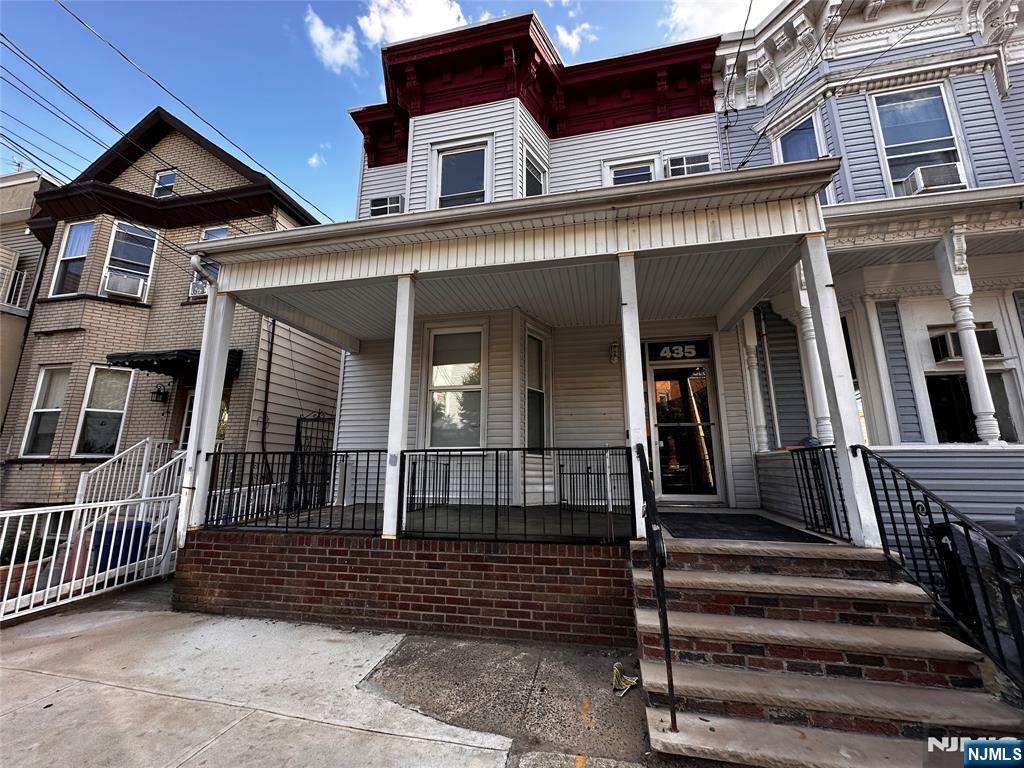 Fantastic investment with a solid paying tenant $6500 base rent. Market rent can be 9-10K per month. Nothing to do in the property just invest and collect your rents. The tenant pays all utilities plus 25% of taxes and insurance. The property consists of finished basement with half bath. The first floor has a large reception area, 3 offices, half bath and access to the backyard, central AC and Heat. The second floor has 3 bedrooms, living area/kitchen and full bathroom. Located steps from Bergenline Ave, near shops, restaurants, banks, city hall, parks, BLVD East, local and NYC transportation. Sold with current tenancy in place. Owner of selling entity has NJ RE license.