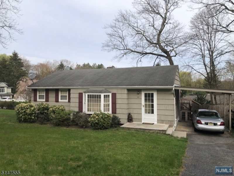 Comfortable Ranch home with potential! LOCATION, LOCATION, LOCATION!!!! Only a minute to Route 23!!! Home needs cosmetic updating but is ready for you! CENTRAL AIR! 3 bedrooms, Large living room, Kitchen open to dining area, full basement with finished rec room and office.