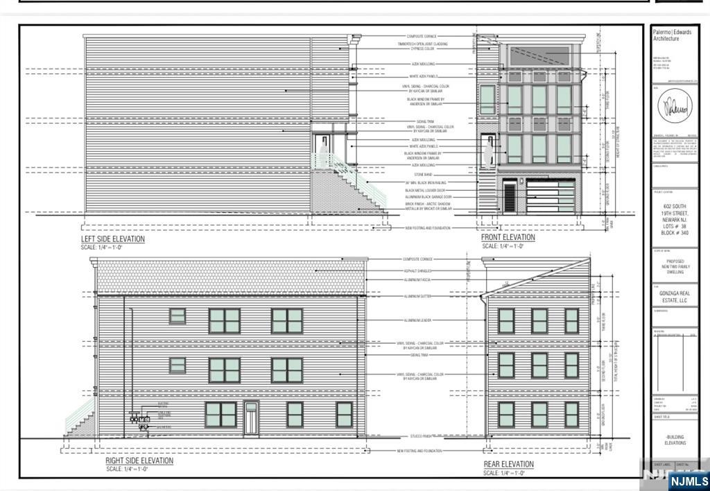Welcome to this stunning new construction two-family home located in the South area of Newark. This modern property offers an excellent opportunity for both homeowners and investors alike. The ground level features a spacious rec room and half-bath; while the upper levels include two beautiful designed apartments, each offering 3 bedrooms and 2 full bathrooms. Each unit is thoughtfully laid out with open-concept living spaces, contemporary finishes, and plenty of natural light. One car garage. Conveniently situated close to public transportation, mayor highways, and shopping centers. House is being build. Estimated date of completion is 9/2026. Newark offers 5-year property tax abatement