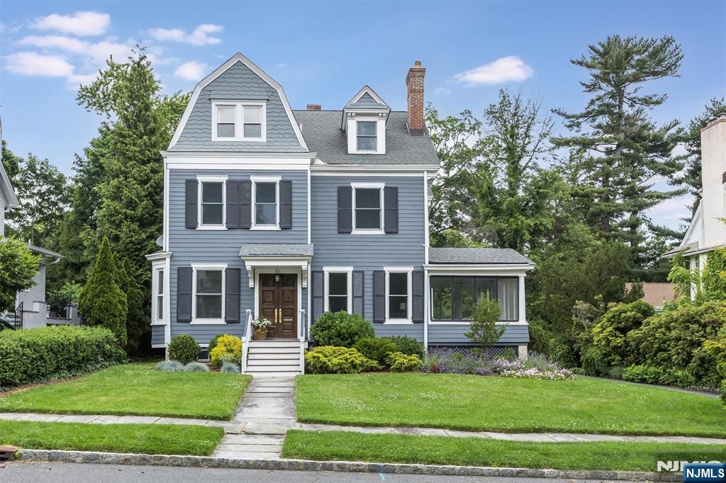 Welcome to this beautifully updated Victorian home, where classic elegance meets modern comfort! Situated on a quiet street in the desirable estate section this spacious 5BR, 3.5 bath home offers stunning architectural details, high end updates, and ample living space for today's lifestyle. Original woodwork, high ceilings, and intricate moldings are some of the first details you will notice. The heart of the home is the gourmet chef's kitchen, adjacent great room with radiant floor heating that overlooks a wraparound porch and manicured private garden. Two dedicated offices are perfect for WFH or creative spaces. The primary suite has radiant heating throughout, full closet room and spacious bath with a soaking tub. All BR's have updated custom closets. The basement is complete with a game room, gym space and quiet spa like room with custom built sauna. 2 car garage is adjacent to the home with EV charger.