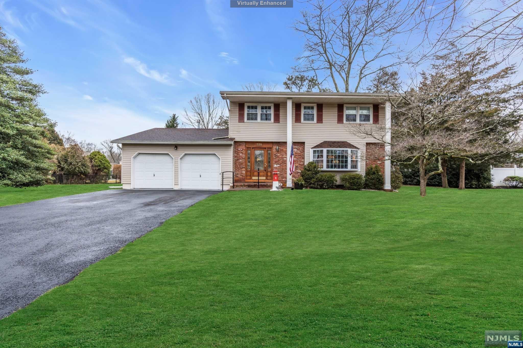 Wait no longer to move into this well-maintained colonial home in one of Brick's most desirable neighborhoods. The exterior showcases a charming blend of vinyl siding and brick, adding character and curb appeal. Step inside to discover a spacious formal living room bathed in warm natural light by a bay-window, dining RM, eat-in kitchen, half bath and a family RM flows into the private fenced in backyard surrounded by mature trees featuring an IG pool and a deck. The second level hosts 4 generously sized BRs, including the master with its own full bath and a walk-in closet. This home boasts hardwood floors, a finished basement, newer central A/C & heating and a dual garage. Situated on over half an acre, near beaches & downtowns of Point Pleasant & Manasquan, restaurants, shopping, boating, parks, bike trails and more. This one checks all the boxes.